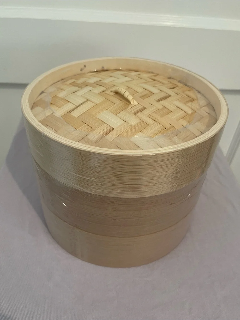 Bamboo Steamer Small Mini 7” Cooking Steam Dumplings Dim Sum Cuisine New